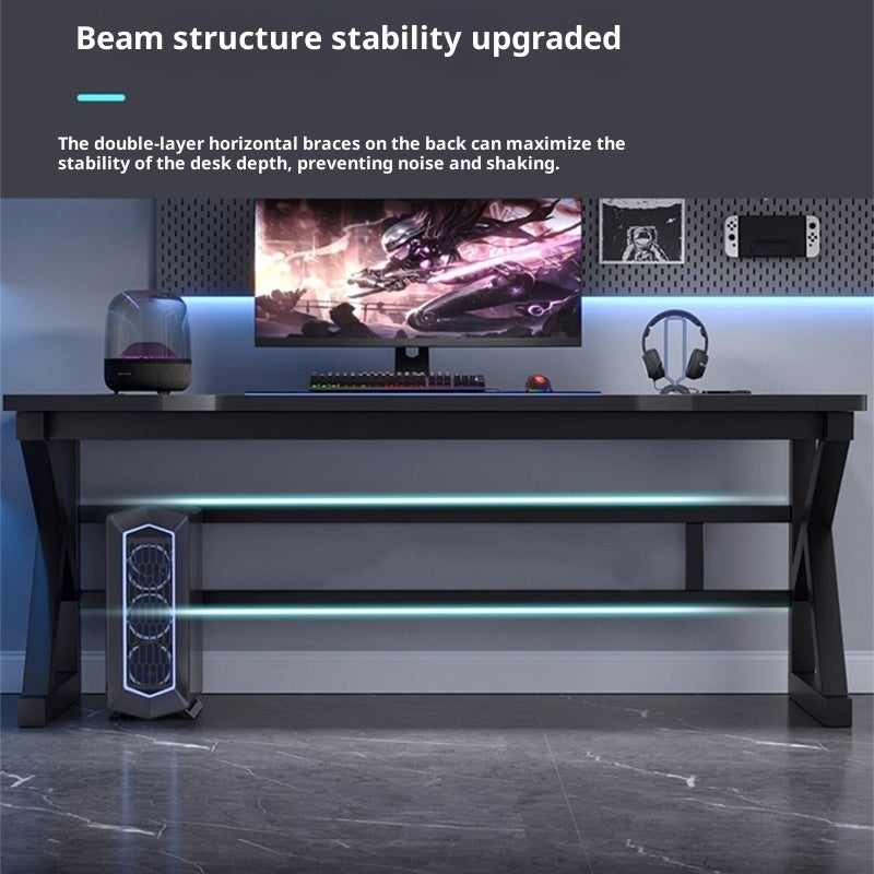 Computer Desk Desktop Gaming Chair And Table Set, Office Home Desk For Study